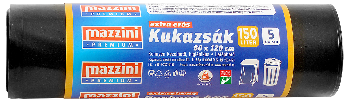 Mazzini Prémium Kukazsák 150 L Extra Erős (80x120cm)